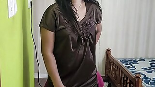 Vaishnavy and Sharun Raj nighty hot romance, Nighty boobs kiss and ass lick with pussy kiss, Mallu couple hot romance, Mallu hot