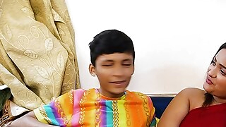 Desi Boy Fucked by Two Sexy Girl, Hardcore Threesome Sex, FUCKING GIRL