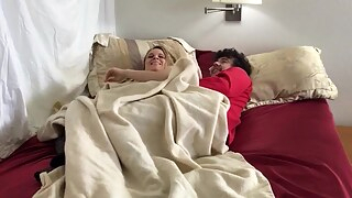 Stepmom Shares Bed With Horny Stepson And Gets Fucked
